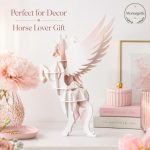 Winged Horse SVG Laser Cut File, 3D Pegasus Wooden Display Dxf Eps CDR AI, Fantasy Horse Digital Download - Image 8