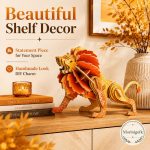 Lion SVG Laser Cut File, 3D Wooden Lion Display Dxf Eps AI CDR, Safari Animal Decor Digital Download - Image 5