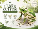 Frog SVG Laser Cut File, 3D Frog Garden Wood Craft Dxf Eps Cdr AI, MDF Plywood Digital Download - Image 6