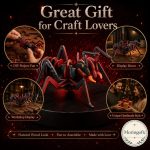 Fire Ant SVG Laser Cut File, 3D Insect Wood Puzzle Dxf Eps CDR AI, Layered Ant Display Digital Download - Image 9