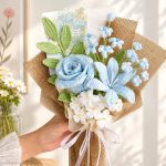 Crochet Flower Bouquet PDF Pattern, Rose Lily Crochet Pattern, Amigurumi Flower Bouquet, DIY Mother’s Day Gift - Image 2