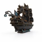 Ghost Ship Wooden Model Kit DIY | Laser Cut Pirate Ship Plans | Dark Fantasy Decor | SvG DxF AI DWG Files - Image 5