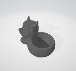 Yarn Buddy Highland Cow STL File, Cute Crochet Yarn Holder, Knitting Organizer, 3D Print Digital Download - Image 7