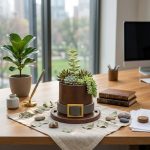Pilgrim Hat Planter STL for 3D Printing, Thanksgiving Succulent Pot, Fall Decor Plant Pot Digital Download, Cute Autumn Cactus Planter STL - Image 3