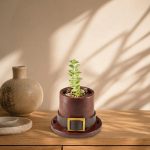 Pilgrim Hat Planter STL for 3D Printing, Thanksgiving Succulent Pot, Fall Decor Plant Pot Digital Download, Cute Autumn Cactus Planter STL - Image 4