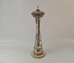 3D Wooden Space Needle Model | Seattle Landmark Architecture Puzzle | Large DIY Building Craft Kit | Desk Decor Gift for Architect - Image 3