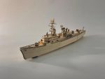Warship Model Laser Cut Files SVg DxF DwG Ai | Wooden Battleship Blueprint | CNC Laser Cut Ship Model | DIY Naval Decor - Image 2