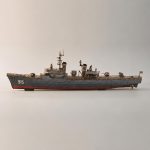 Warship Model Laser Cut Files SVg DxF DwG Ai | Wooden Battleship Blueprint | CNC Laser Cut Ship Model | DIY Naval Decor - Image 8