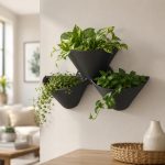Wall Planter with 3 Compartments STL File, Hanging Succulent Pot, Vertical Garden 3D Print, Digital Download - Image 3