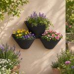 Wall Planter with 3 Compartments STL File, Hanging Succulent Pot, Vertical Garden 3D Print, Digital Download - Image 4