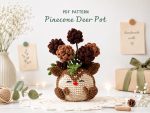 Crochet Flower Pot Pattern, Amigurumi Plant Pot PDF, Cute Handmade Crochet Decor