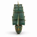 Sailing Ship Model SVG Bundle | Pirate Ship Laser Cut Files | Wooden Ship DIY Kit Plans | DxF SvG Ai DwG Files | Nautical Home Decor Gift - Image 7
