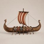 Viking Longship Laser Cut Model SvG DxF Ai DWg | Wooden Boat 3D Puzzle | Laser Cut Digital Download - Image 4