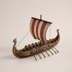 Viking Longship Laser Cut Model SvG DxF Ai DWg | Wooden Boat 3D Puzzle | Laser Cut Digital Download - Image 5
