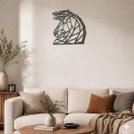 Wild Horse Wall Decor STL for 3D Printing, Horse Wall Art, Rustic Farmhouse Decor, Digital Download - Image 2