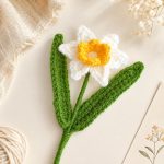 Crochet Daffodil Pattern PDF, Crochet Spring Flower Pattern, Easter Decor, Handmade Bouquet, Digital Download - Image 4