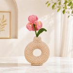 Iris Donut Vase Crochet Pattern PDF, Crochet Flower Vase Pattern, Floral Amigurumi Home Decor, Digital Download - Image 3