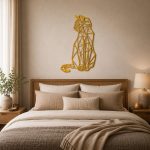 Cat Wall Decor STL File for 3D Printing, Modern Cat Wall Art, Feline Home Decor, Digital Download, Printable Cat Decoration - Image 3