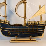 Wooden Ship Model Laser Cut File SvG DxF Ai PdF, DiY Sailing Ship Kit, Nautical Home Decor, Wooden Puzzle, CNC Laser Cut - Image 7