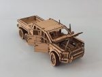 Wooden Pickup Truck Model 6x6 Overland Expedition | Laser Cut Files SvG DxF Ai DwG | DIY 3D Puzzle Digital - Image 2