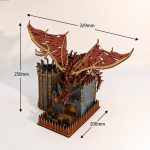 Dragon Castle Dice Tower SVG | 3D Laser Cut Files for Dice Tower | SvG DxF Ai PdF | Digital Download - Image 4