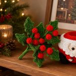 Holly Santa Pot Crochet Pattern, Christmas Amigurumi PDF Pattern, Santa Plant Pot, Holiday Crochet Decor Digital Download - Image 5
