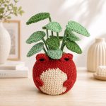 Frog Pot Crochet Pattern PDF, Amigurumi Frog Planter, Crochet Plant Pattern, Cute Frog Decor, Digital Download - Image 4