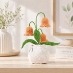 Ghost Bellflowers Pot Crochet Pattern, Halloween Amigurumi Plant PDF, Spooky Crochet Flower Decor, Skull Pot Pattern - Image 2