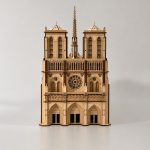 Notre Dame de Paris Laser Cut Files Bundle | SvG DxF PdF Ai | Gothic Cathedral 3D Model Kit | CNC Wood Craft Template - Image 7