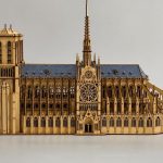 Notre Dame de Paris Laser Cut Files Bundle | SvG DxF PdF Ai | Gothic Cathedral 3D Model Kit | CNC Wood Craft Template - Image 9