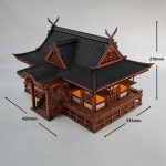 Japanese Shrine Model Laser Cut Files | 3D Japanese Temple DIY Kit SvG DxF DwG Ai | Wood Craft Architecture Decor Gift - Image 4