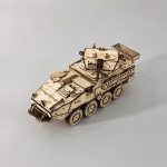 Military Vehicle Model Laser Cut Files | DIY Army Tank Wood Model Kit SvG DxF DwG Ai | DIY Kit M1296 digital download - Image 5