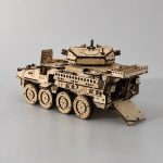 Military Vehicle Model Laser Cut Files | DIY Army Tank Wood Model Kit SvG DxF DwG Ai | DIY Kit M1296 digital download - Image 7