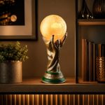 Football Championship Lithophane Lamp STL File for 3D Printing, Soccer Fan LED Lamp Digital Download, Sports Decor Night Light STL - Image 2
