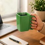 Coffee Mug STL File for 3D Printing, Printable Coffee Cup Digital Download, Custom Drinkware Design, Kitchen Decor STL - Image 3