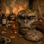 Adventure Monkey Head Candy Bowl STL File for 3D Printing, Jungle Treasure Candy Dish, Printable Snack Bowl, Digital Download - Image 5