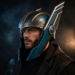 Mythological Warrior Helmet STL, Printable Cosplay Armor for 3D Printing - Image 4