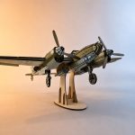 P-38 Lightning Fighter Model Laser Cut Files | WWII Aircraft Wood Model Plans | SvG DxF Ai DwG | Laser cutting templates - Image 6