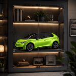 Modern electric hatchback STL file for 3D printing, printable car model, car display decoration, digital download. - Image 2