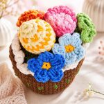 Crochet Mushroom Bouquet Pattern PDF, Amigurumi Flower Crochet Pattern, Cottagecore Crochet Decor, Handmade Gift DIY - Image 3