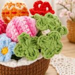 Crochet Mushroom Bouquet Pattern PDF, Amigurumi Flower Crochet Pattern, Cottagecore Crochet Decor, Handmade Gift DIY - Image 4