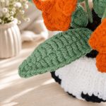 Dragon Eye Flowers Pot Crochet Pattern, Halloween Skull Flower Pot PDF, Gothic Amigurumi Plant Pattern - Image 2