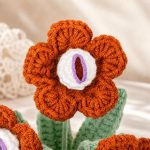 Dragon Eye Flowers Pot Crochet Pattern, Halloween Skull Flower Pot PDF, Gothic Amigurumi Plant Pattern - Image 5