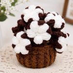Cotton Flower Coaster Pot Crochet Pattern PDF, Floral Cup Coaster, Crochet Flower Pot Pattern, Handmade Home Decor - Image 2