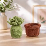 Crochet Succulent Pattern PDF, Echeveria Amigurumi Plant, Crochet Potted Plant Pattern, Kawaii Plush Succulent - Image 2