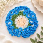 Carnation Coaster Pot Crochet Pattern, Flower Cup Coaster PDF, Crochet Flower Pot Pattern, Instant Digital Download - Image 2