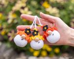 Crochet Pattern Amigurumi Gnome Keychain with Flower, Crochet Car Hanger, Easy Beginner Crochet Pattern PDF - Image 3