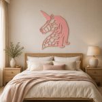 Unicorn Wall Decor STL File for 3D Printing, Magical Fantasy Wall Art Digital Download, Nursery Room Decor, Printable Wall Hanging - Image 3