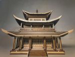 Wooden Pagoda Model Laser Cut Files | SvG DxF Ai DwG Templates | Wooden models home ornament | DIY 3D Puzzle | Digital Download - Image 2