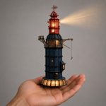 Eddystone Lighthouse Laser Cut Files SvG DxF AI DWG | 3D Puzzle | DIY Wooden Lighthouse Model | Digital Download - Image 3